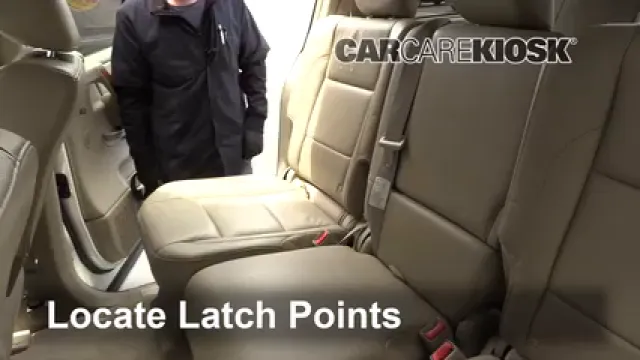 2007 Infiniti QX56 5.6L V8 Car Seats Install